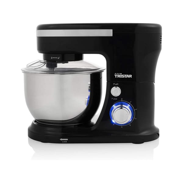 Robot Pétrin TRISTAR 1000 Watt - 4 Litres - Noir (MX-4837) Robot Pétrin TRISTAR 1000 Watt - 4 Litres - Noir (MX-4837)